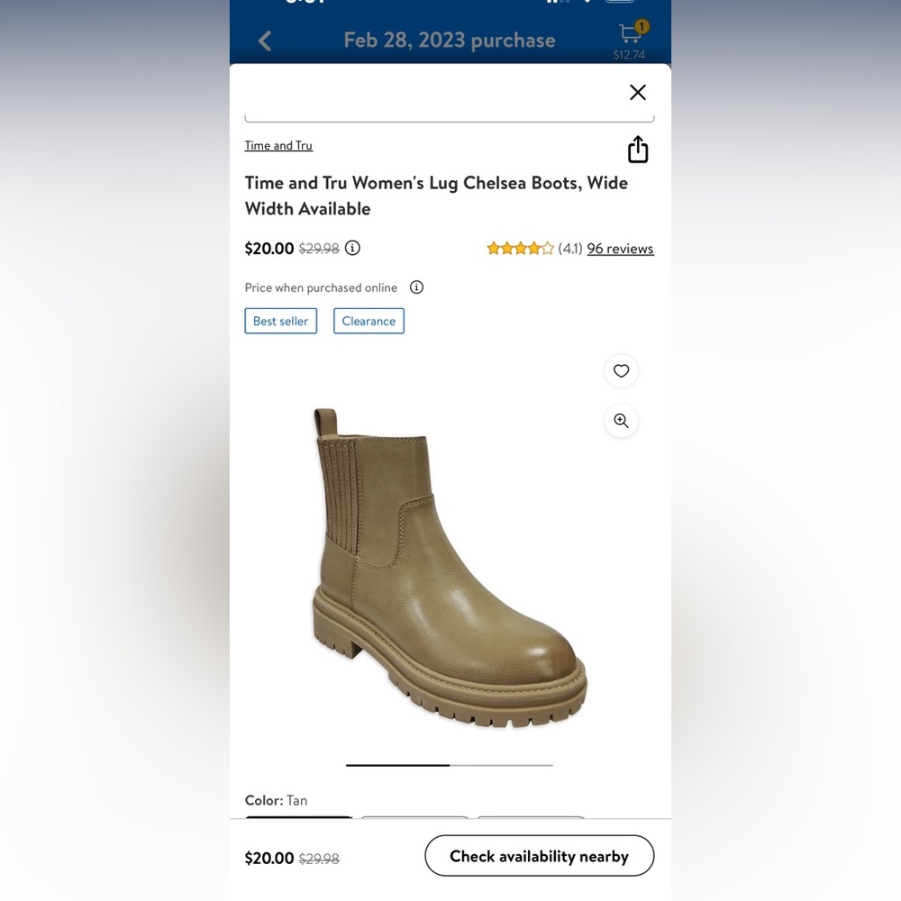 boots wide brown
